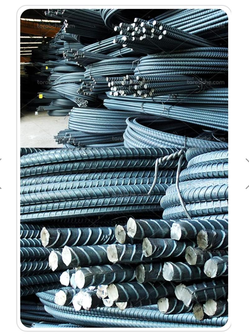 تمامی سایزهای میلگرد